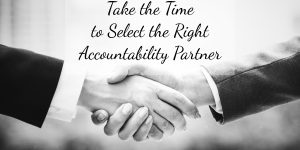 find the right accountability partner