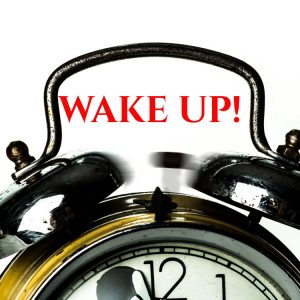 wake up call to stop the busyness and get into productivity