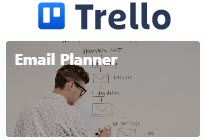 email planner trello board